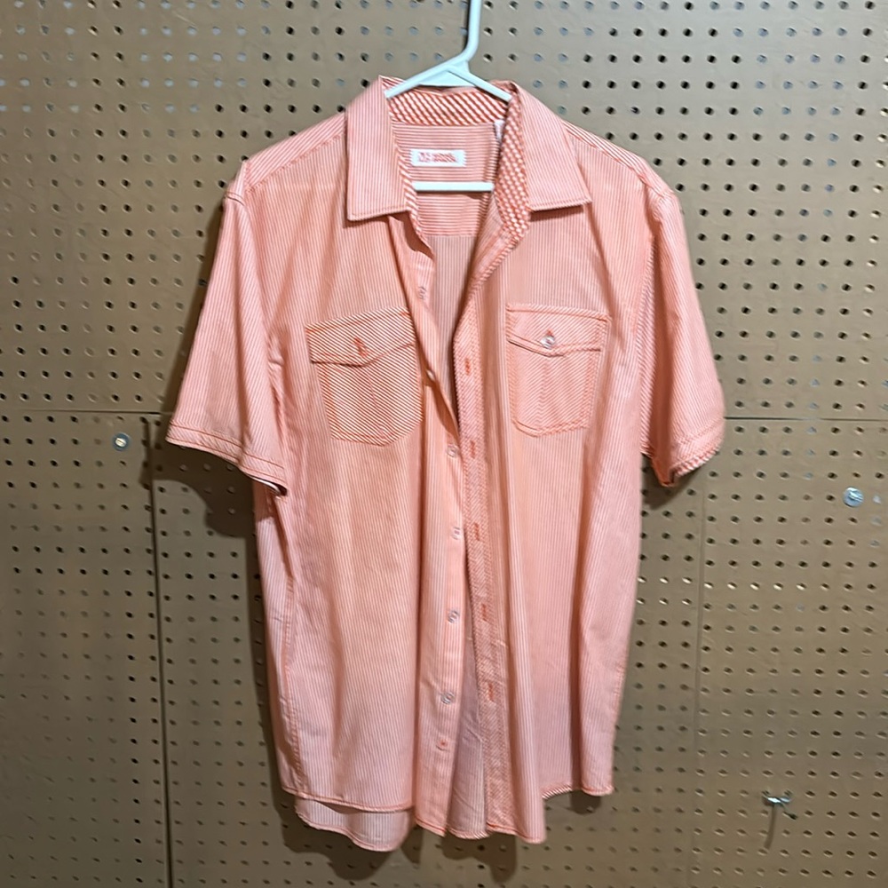 Men’s size large, button-down shirt, Michael Brandon